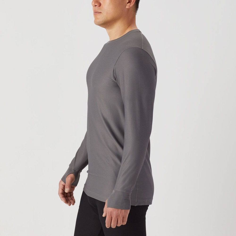 2 Men's Buck Naked Base Layer Crew Shirts - Duluth Trading Company - Picture 4 of 6